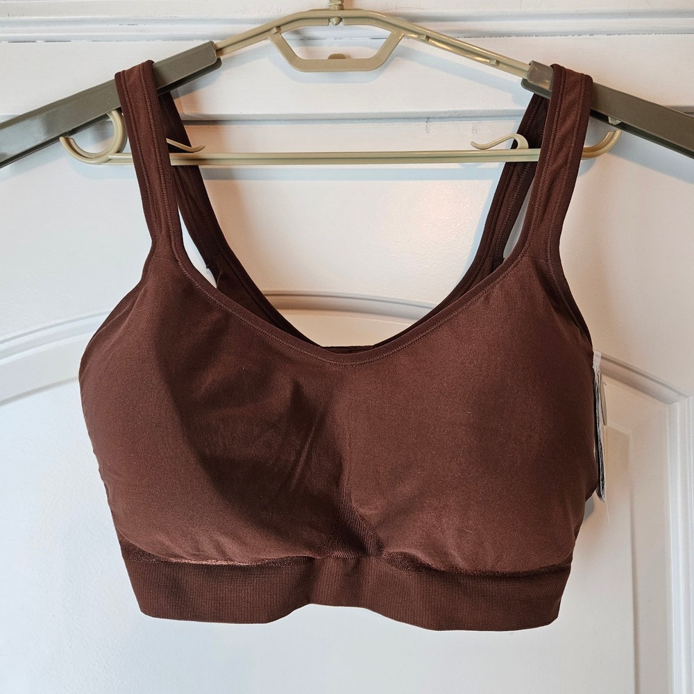 NEW Truekind Daily Comfort Wirefree Shaper Bra Brown 3XL‎ with Extender